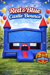 Red & Blue Castle Bounce