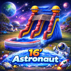 16' Astronaut Water Slide
