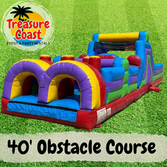 40' Dual Lane Obstacle Course