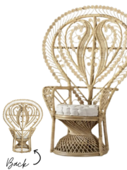 The Boho Peacock Throne