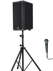 Bluetooth Speaker w/ Microphone 2500 Watt (w/ Speaker Stand)
