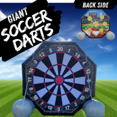 2 n 1 Giant Inflatable Soccer Darts (10')