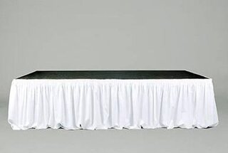 Stage Skirting (white)