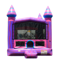 Purplish Bounce House 2-in-1 w/ Basketball Hoop