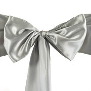 Sash (Silver Satin)