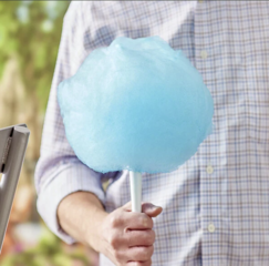 Cotton Candy Supplies (Blue Rasberry) (60-70 Servings)