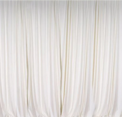  Pipe and Drape Curtain (Ivory)