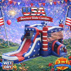 USA Bounce Slide Combo