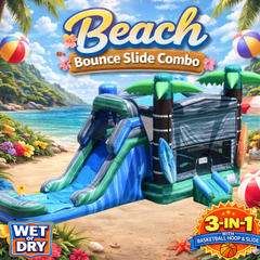 Beach Bounce Slide Combo