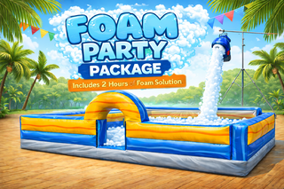 Foam Party Rental Package – Foam Pit with 2 Hours of Foam Solution
