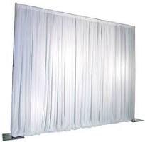 Pipe and Drape 10' Section (White)