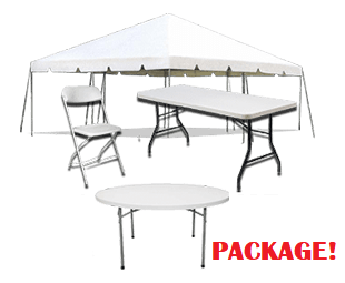 rent a tent tables and chairs