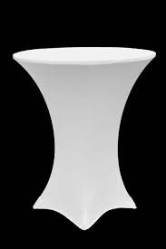 Low Top Table Linen (White Spandex)