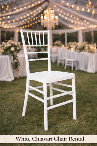 White Chiavari Chair Rental