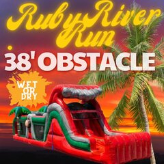 Ruby River Run 38 foot Wet Obstacle