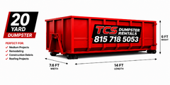 20 Yard Dumpster 3 Day