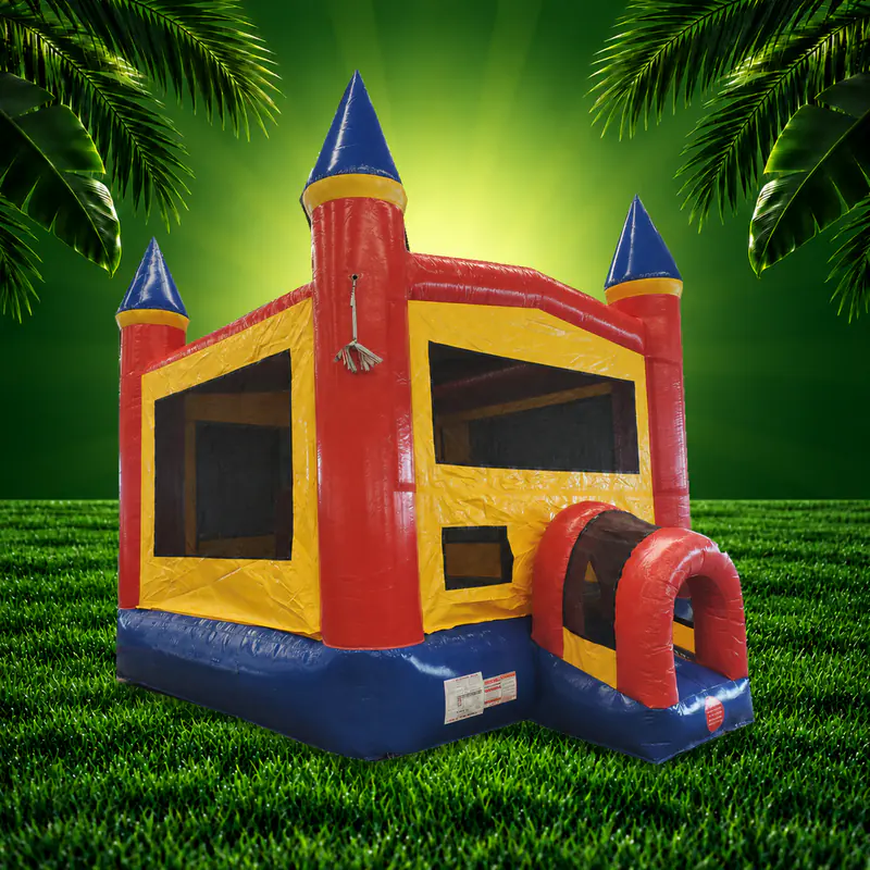 The 4 in 1 Primary castle bounce house