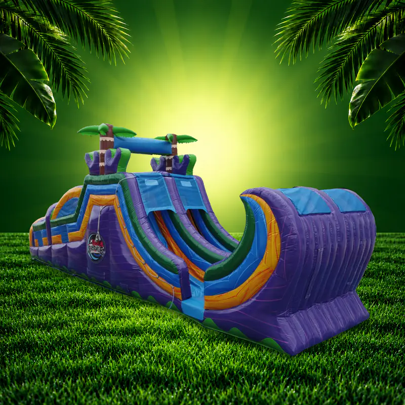 The 45 foot Radical Rampage obstacle course