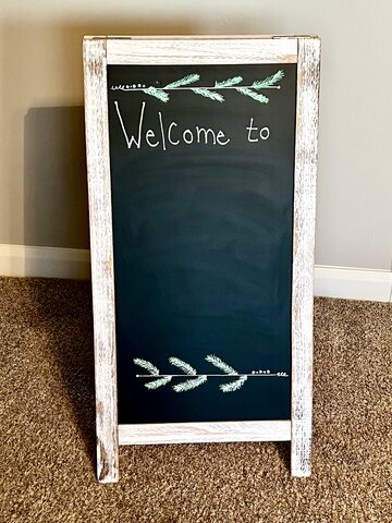 A-Frame Blackboard Sign