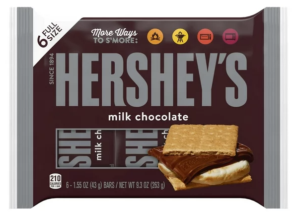 Hershey's Chocolate Bars (6)