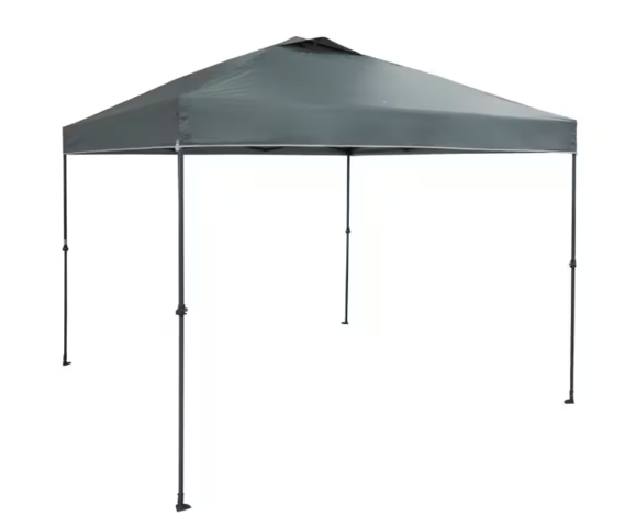 10 x 10 Tent, 2 x 8' Tables, 16 Black Chairs