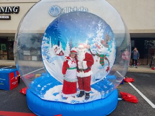 Inflatable Human Snow Globe - Warehouse Pick Up