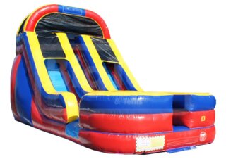18' Master Blaster™ DL (Dual Lanes) Water Slide with Inflatable Pools