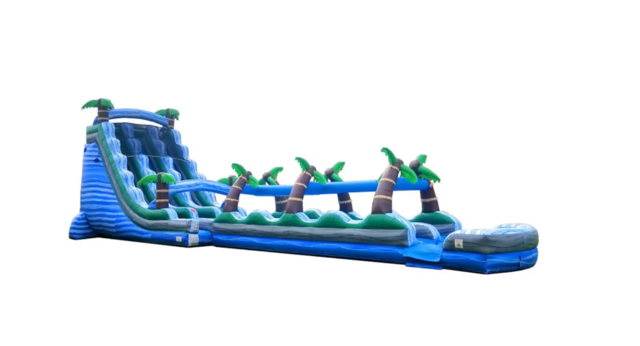Tropical Dual Lane Slide plus a Slip and Slide