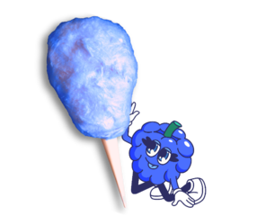 Blue Raspberry Cotton Candy Sugar