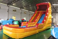 Water Slides With Pool or Dry