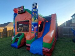 Bounce House With Water Slides