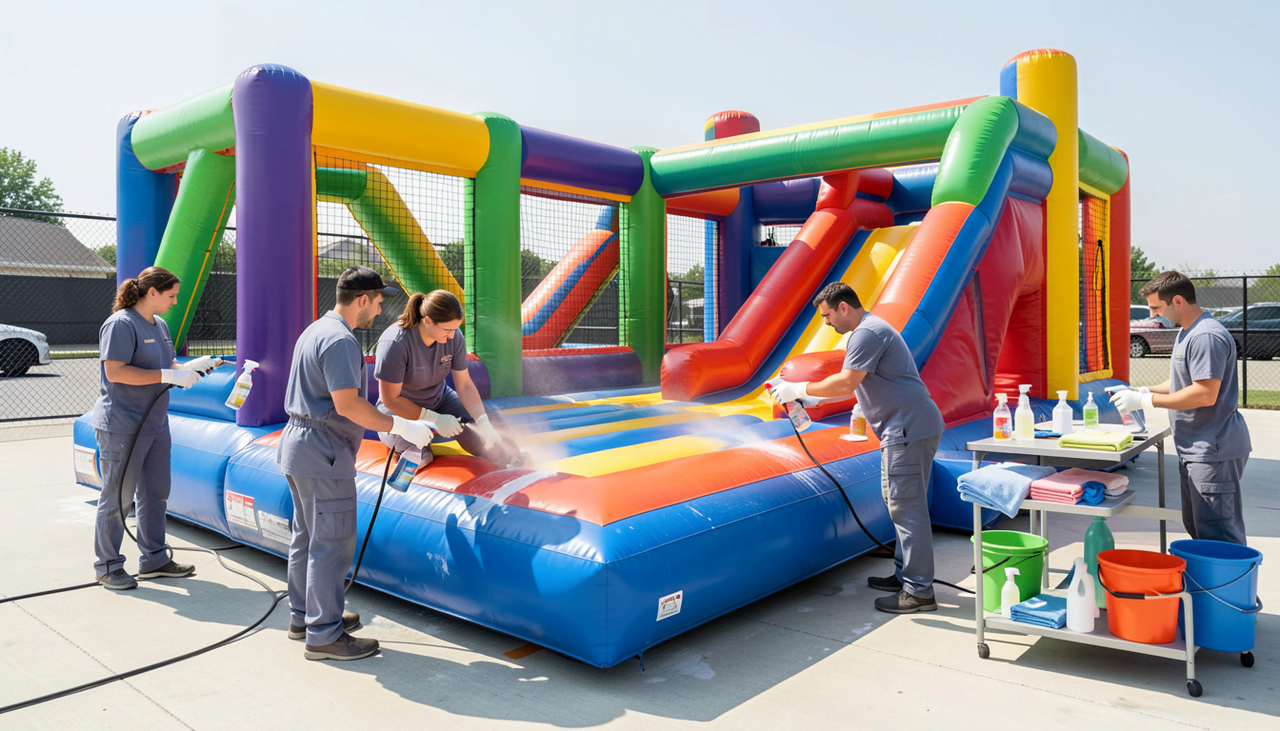 Bounce House Cleaning Standards in Plano TX