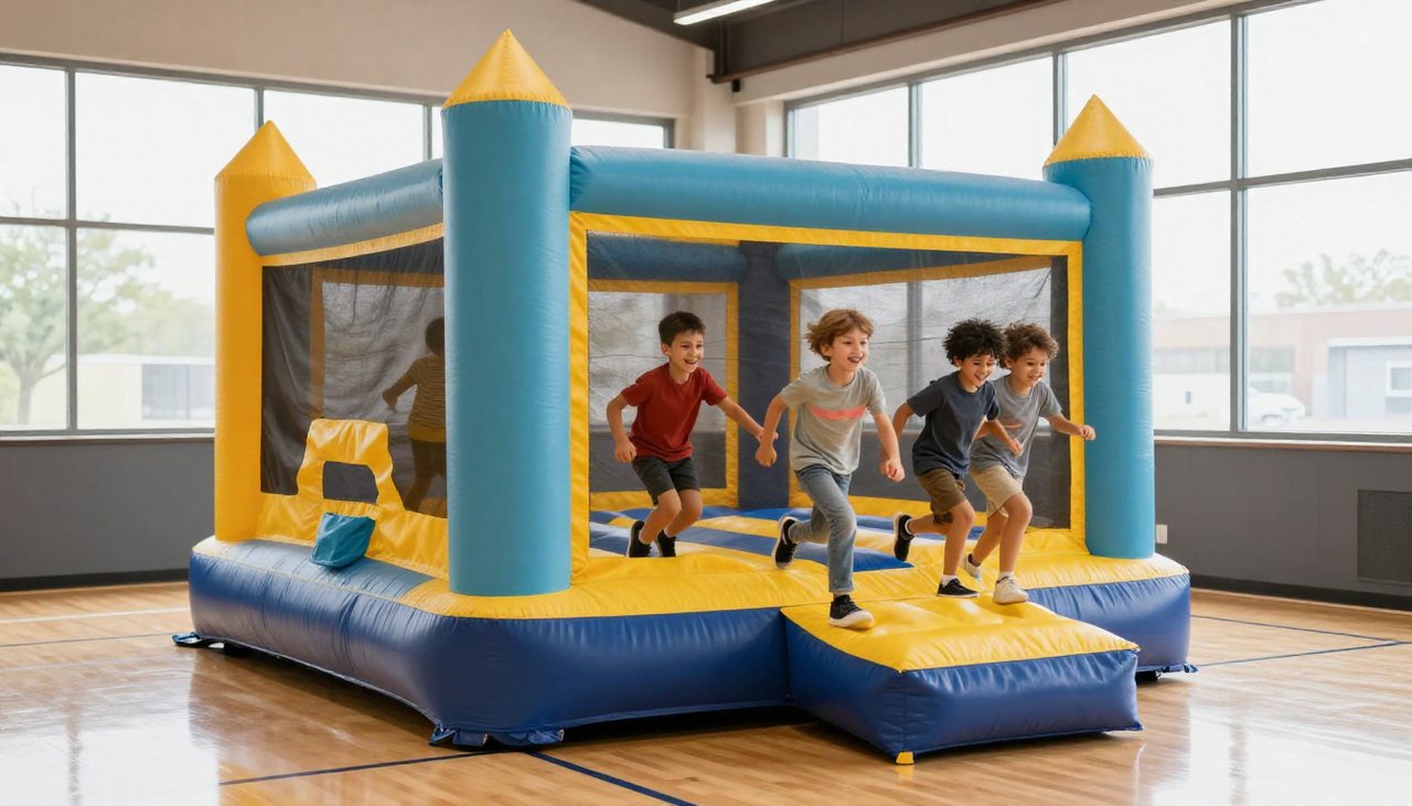 Safe indoor party inflatable rental in Plano TX