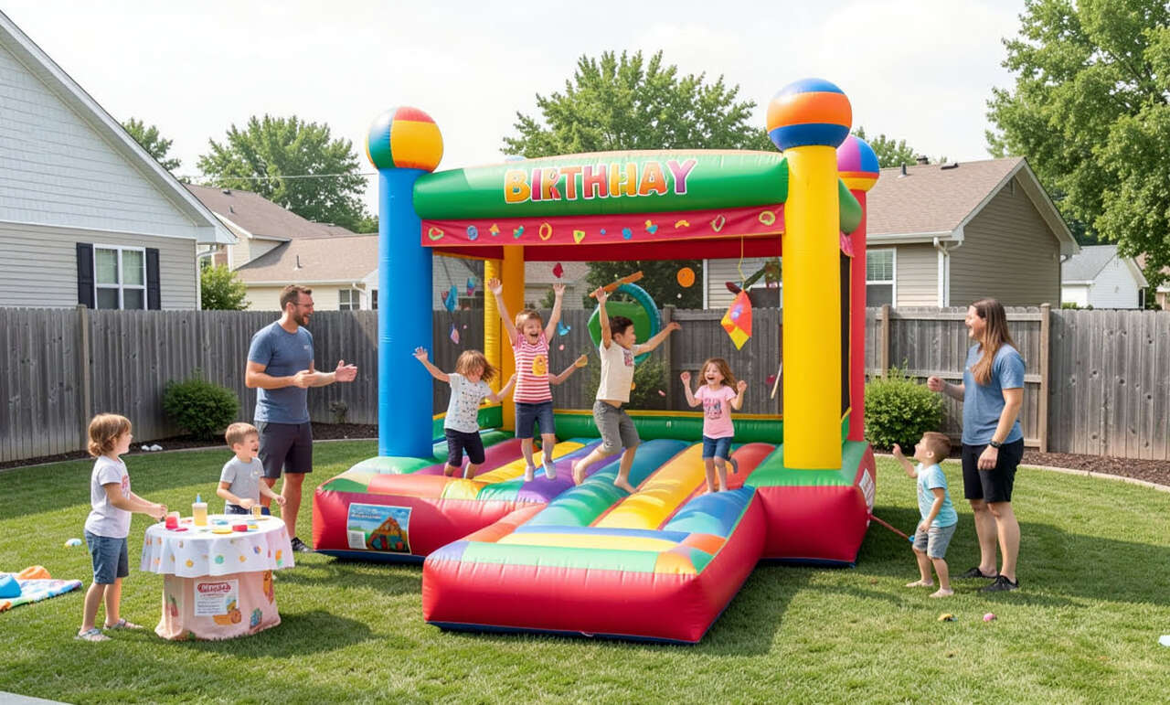 Safe toddler inflatable rental in Plano TX for preschool children
