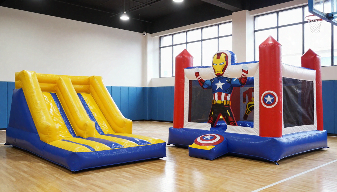 Space-Friendly Inflatables for Indoor Setups