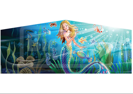 Mermaid Art Panel-