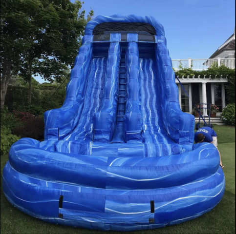 (48) 16 FT Blue Wave Splash Slide