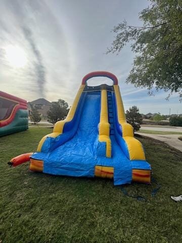 (#13) 18 FT Red and Blue Water Slide