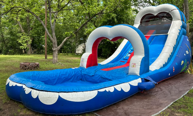 (49) 16 Feet Double Arch Water Slide
