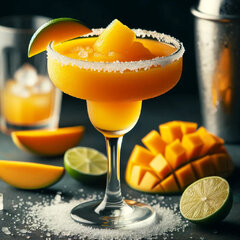 <p>Mango Margaritas</p>