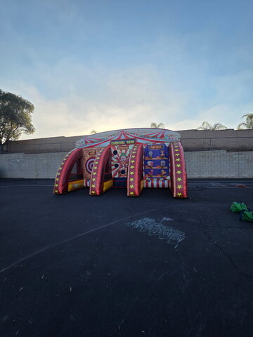 Inflatable 3 in 1 Carnival Game