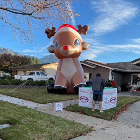 Inflatable Reindeer