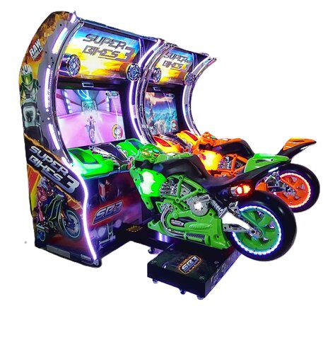 Super Bikes Motorcycle Riding Game (2 player)