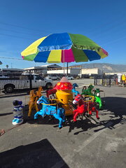 Children's Carousel Mounted Ride with Horses
