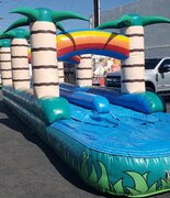 Hawaiian Slip N Slide With Pool