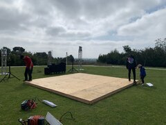 Flooring underneath Dancefloor