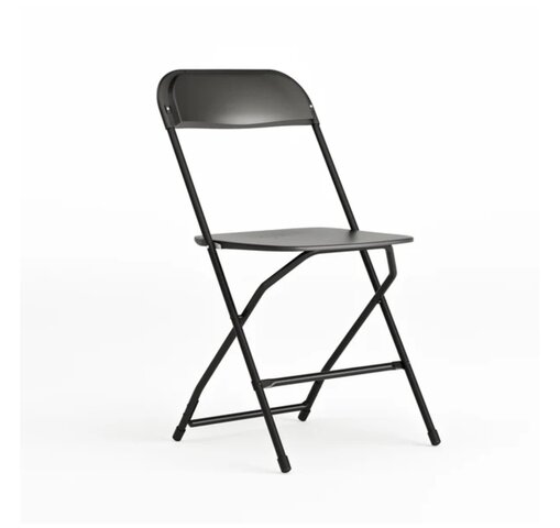 Black Folding Chairs 