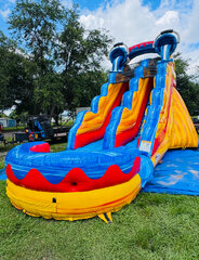 17’ Wild Splash Single Lane Waterslide 
