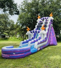 21’ Thunderbolt Single Lane Waterslide 
