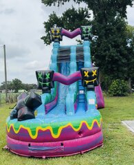 21’ Level Up Single Lane Waterslide 